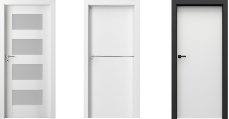 białe drzwi Porta VERTE Premium, Porta DESIRE i Porta LOFT