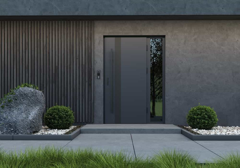 drzwi zewnętrzne PORTA THERMO_MODERN model M2_kolor Antracyt drzwi zewnętrzne PORTA THERMO_MODERN model M2_kolor Antracyt