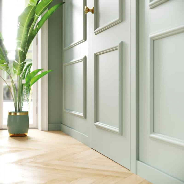 drzwi w kolorze fiord listwy ozdobne