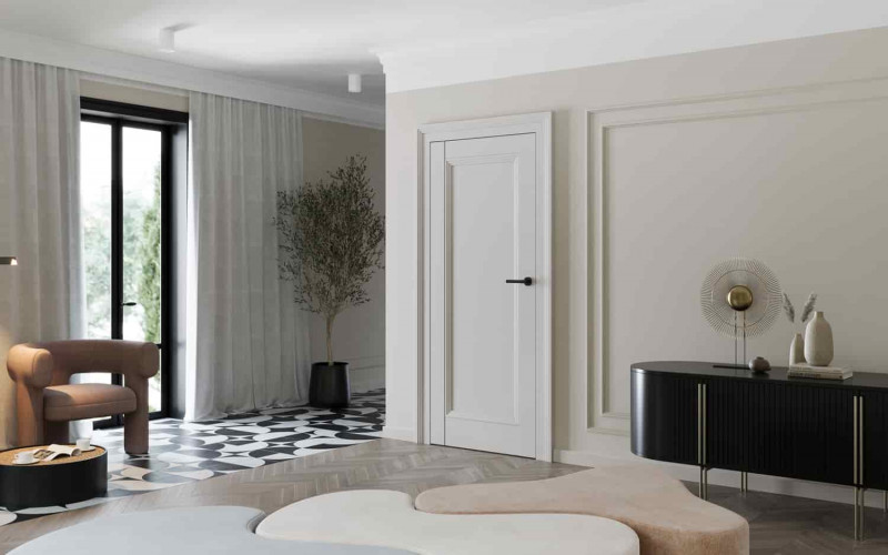 drzwi wewnętrzne w kolorze Kaszmir Porta IMPERIAL model I.1_Lakier UV Premium Plus