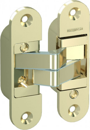Charnière 3D — or brillant