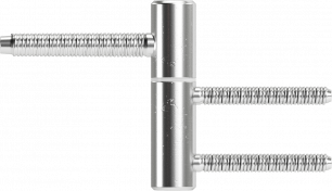 Charnière vantail / huisserie — argent