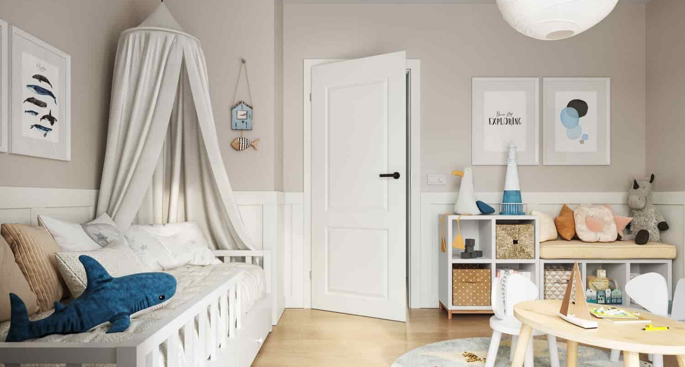 białe drzwi wewnętrzne pełne z kolecji PORTA ROYAL_model A_Lakier Premium