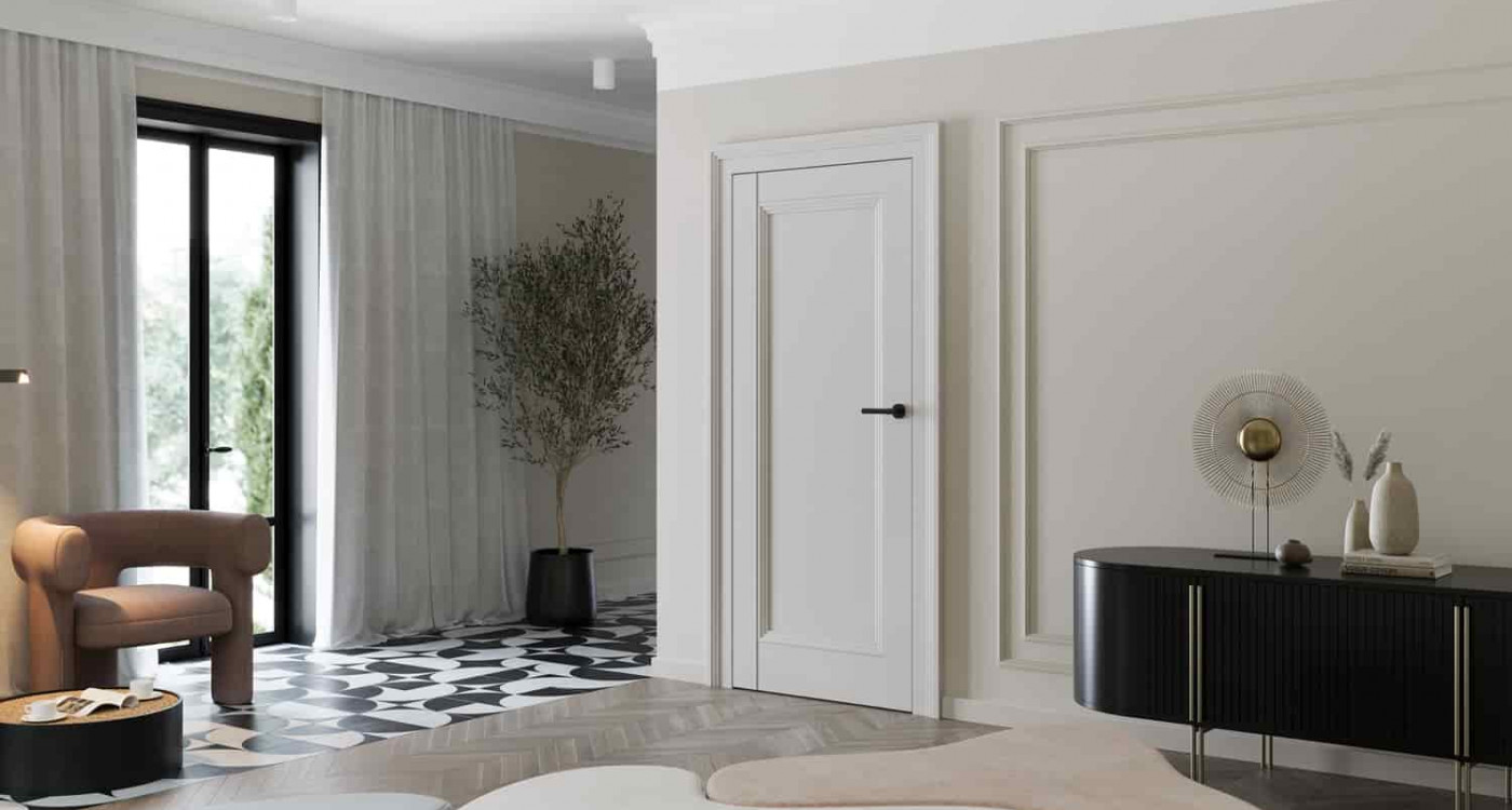 drzwi wewnętrzne w kolorze Kaszmir Porta IMPERIAL model I.1_Lakier UV Premium Plus