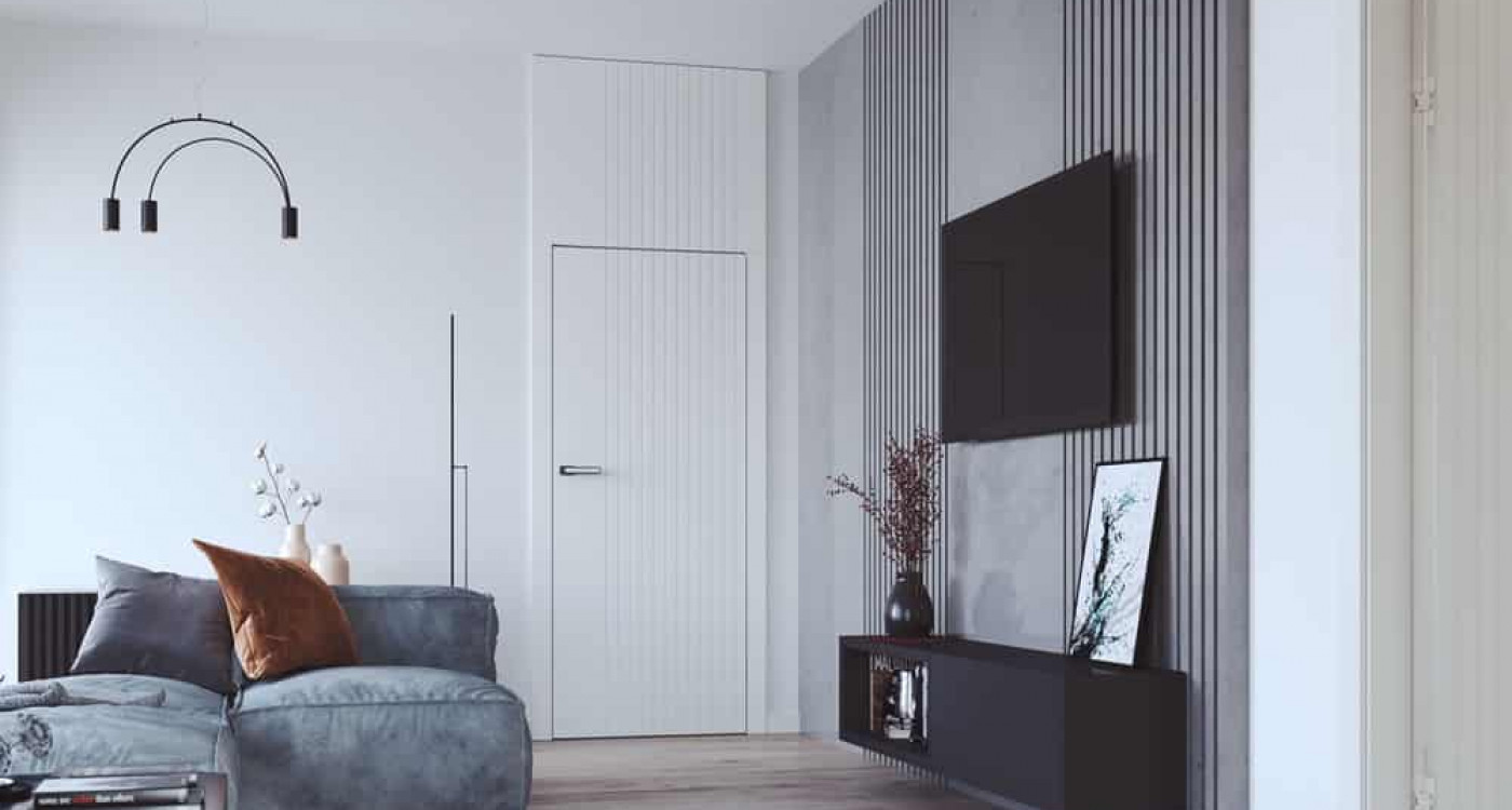 4 Żywioły WODA_2_Lakier UV Premium Plus_Biały_Ośc. Level_Panel Górny Frezowany_Klamka Maxima Connect_Arn Porta (1)