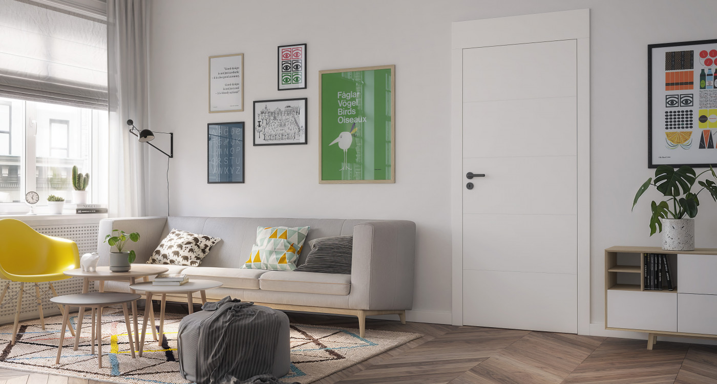 PORTA VECTOR Premium_E_Lakier Uv Premium_Biały_Ośc Level_Klamka Organic Antracyt_Arn_PORTA_Horizontal_Poziom