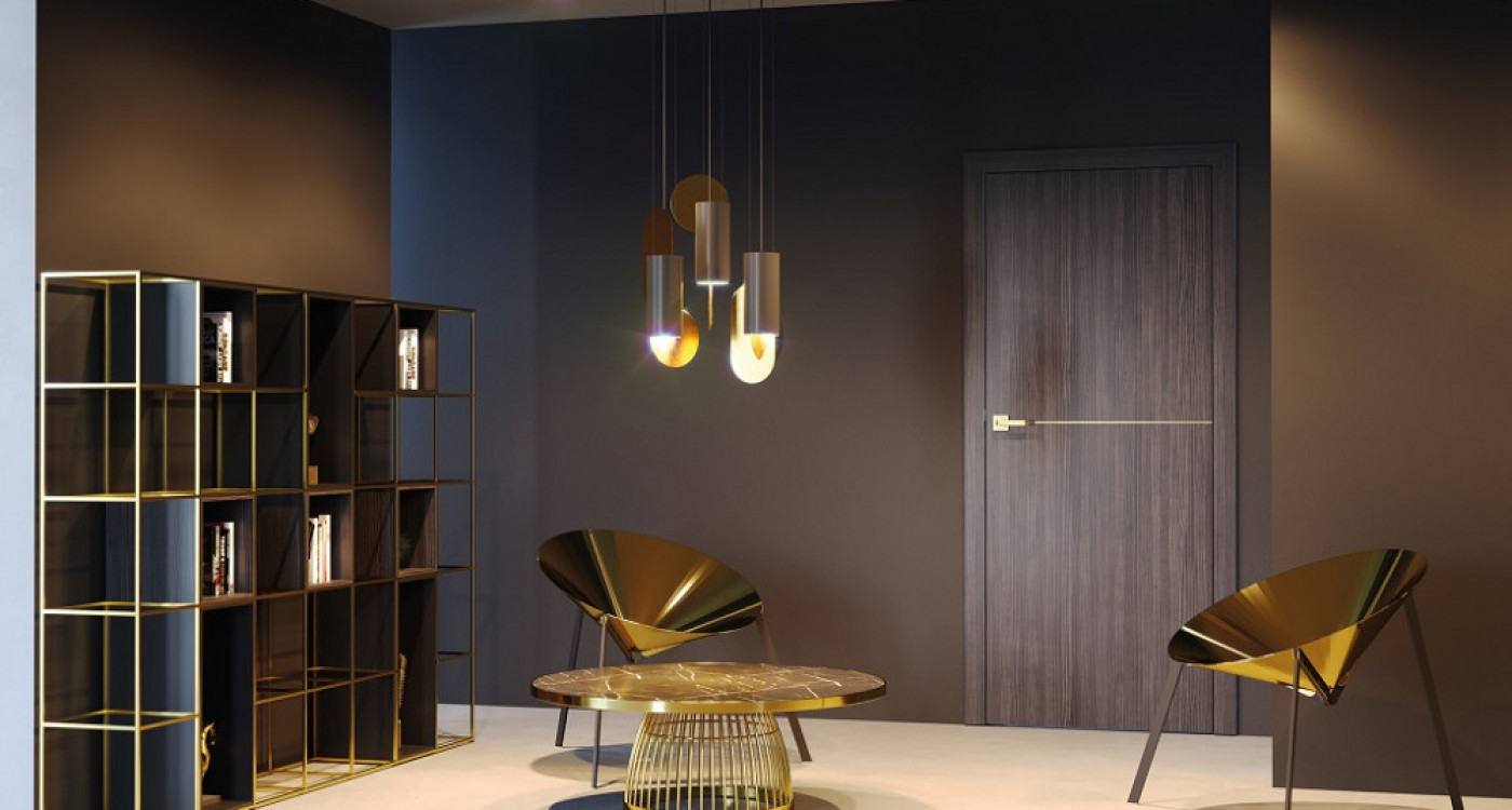 Drzwi wewnętrzne PORTA LINE CPL zlote-intarsje