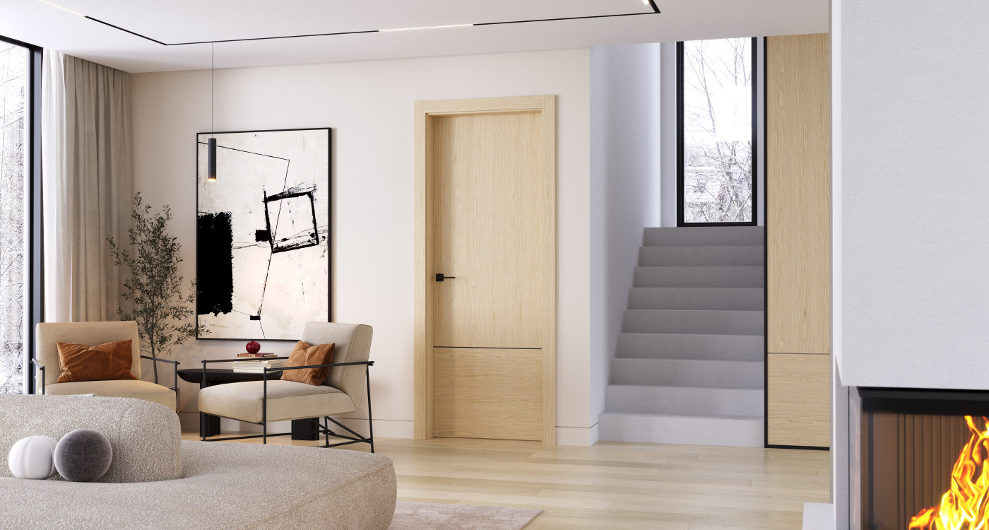 NATURA VERDINO model v1 okleina-naturalna-select-dab-bianco