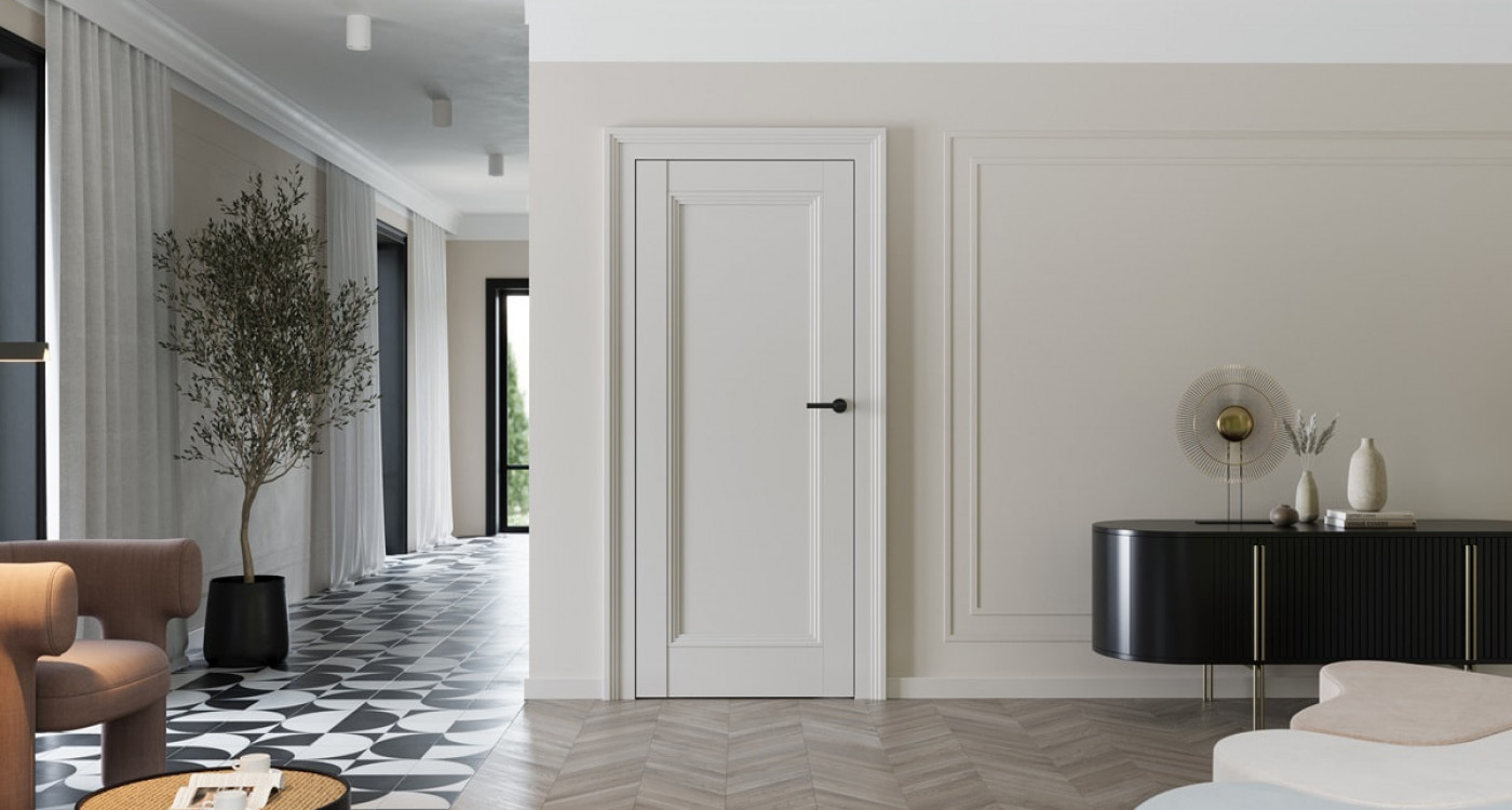 klasyczne drzwi wewnętrzne pełne Porta IMPERIAL model I1 Lakier UV Premium Plus kolor Kaszmir