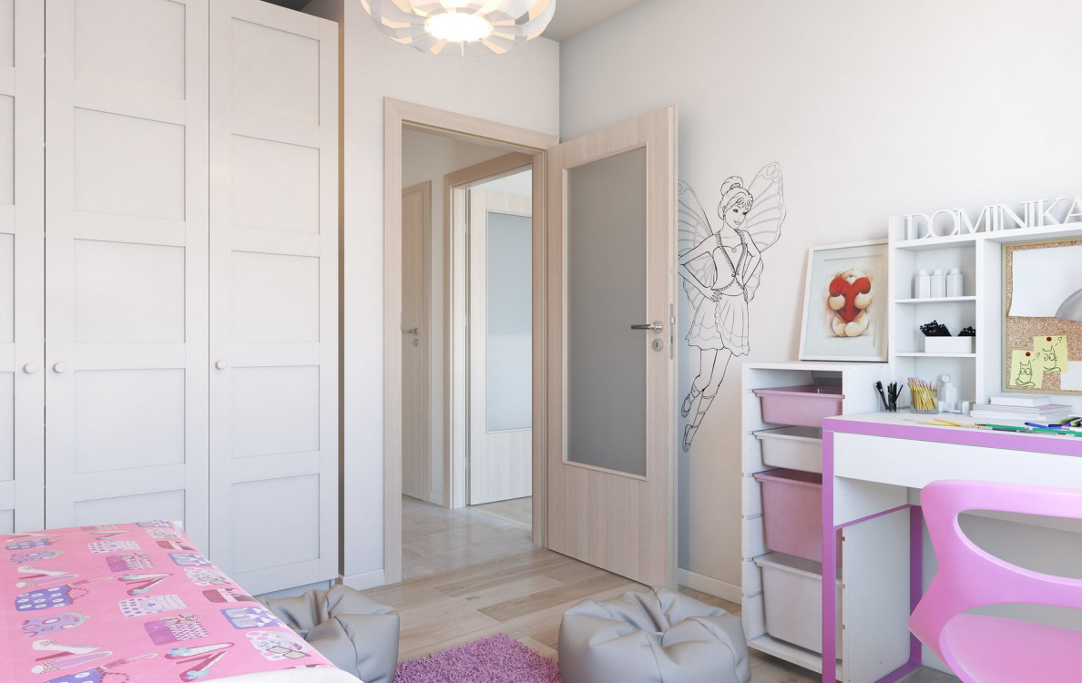 PORTA DECOR, D, Okleina Portadecor, Orzech Bielony, Ośc. PS, Klamka Accent Srebrny