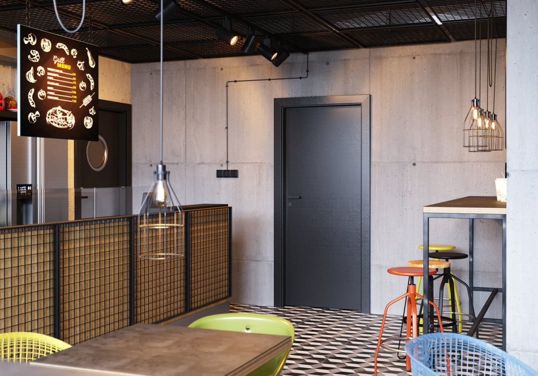 PORTA CPL, 11, Laminat Cpl, Czarny, Ośc. PSE, Klamka Elegant Czarny