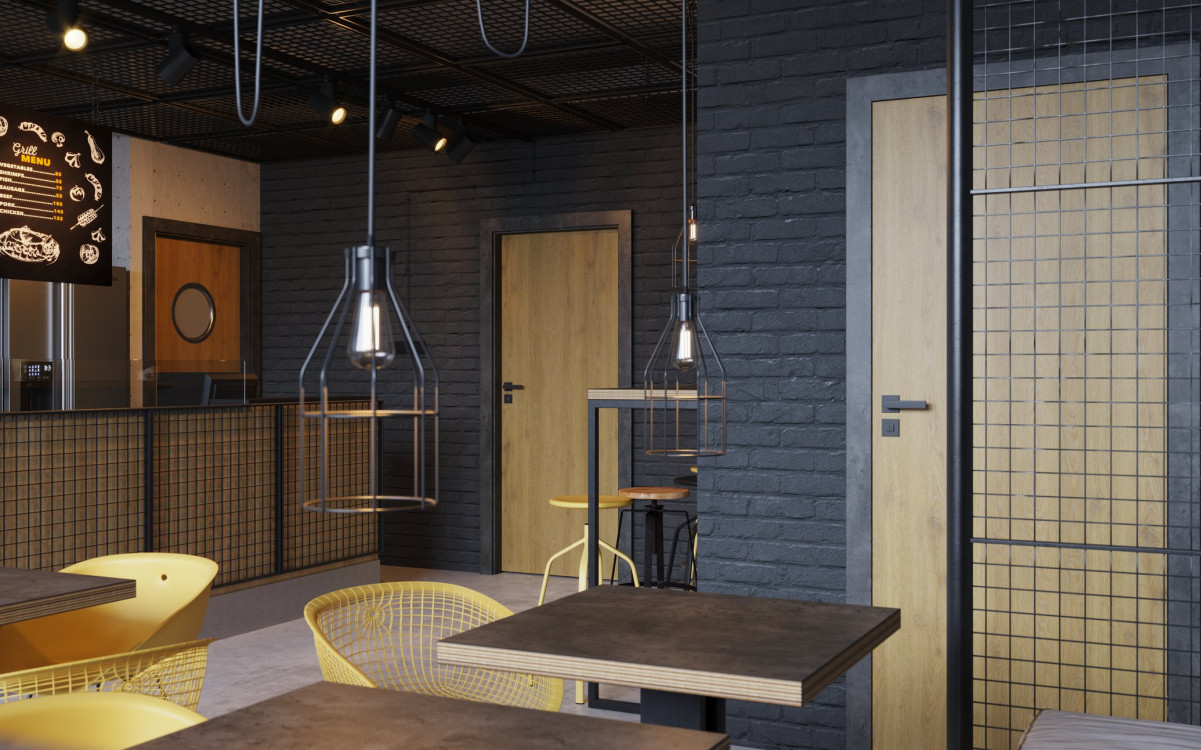 PORTA CPL, 11, Laminat Cpl, Dąb Naturalny, Ośc. PS, Laminat Cpl, Beton Ciemny, Klamka Elegant_Czarny