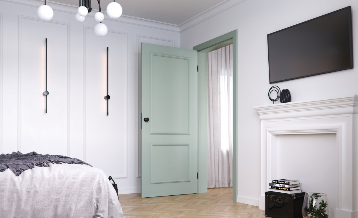 4 Żywioły POWIETRZE, 1, 220, Okleina Portadecor,  Fjord, Ośc. Stalowa PS Elegance, Gałka Czarna