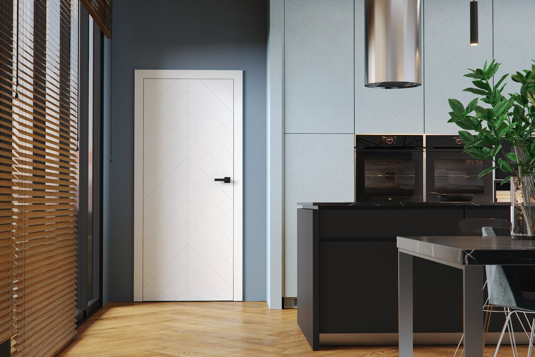 NATURA VECTOR, J, Okleina Naturalna Satin, Dąb Biały, Ośc. PSE, Klamka Elegant Czarny, Arn Porta