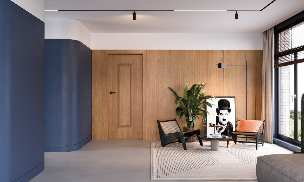 NATURA VECTOR, W, Okleina Naturalna Satin, Dąb Winchester, Ośc. PSE, Klamka Elegant Czarny, Arn Porta