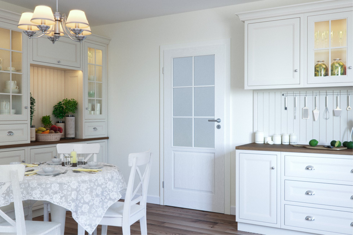 WIEDEŃ_B_Lakier Premium_Biały_Ośc. PS_klamka Accent Srebrny