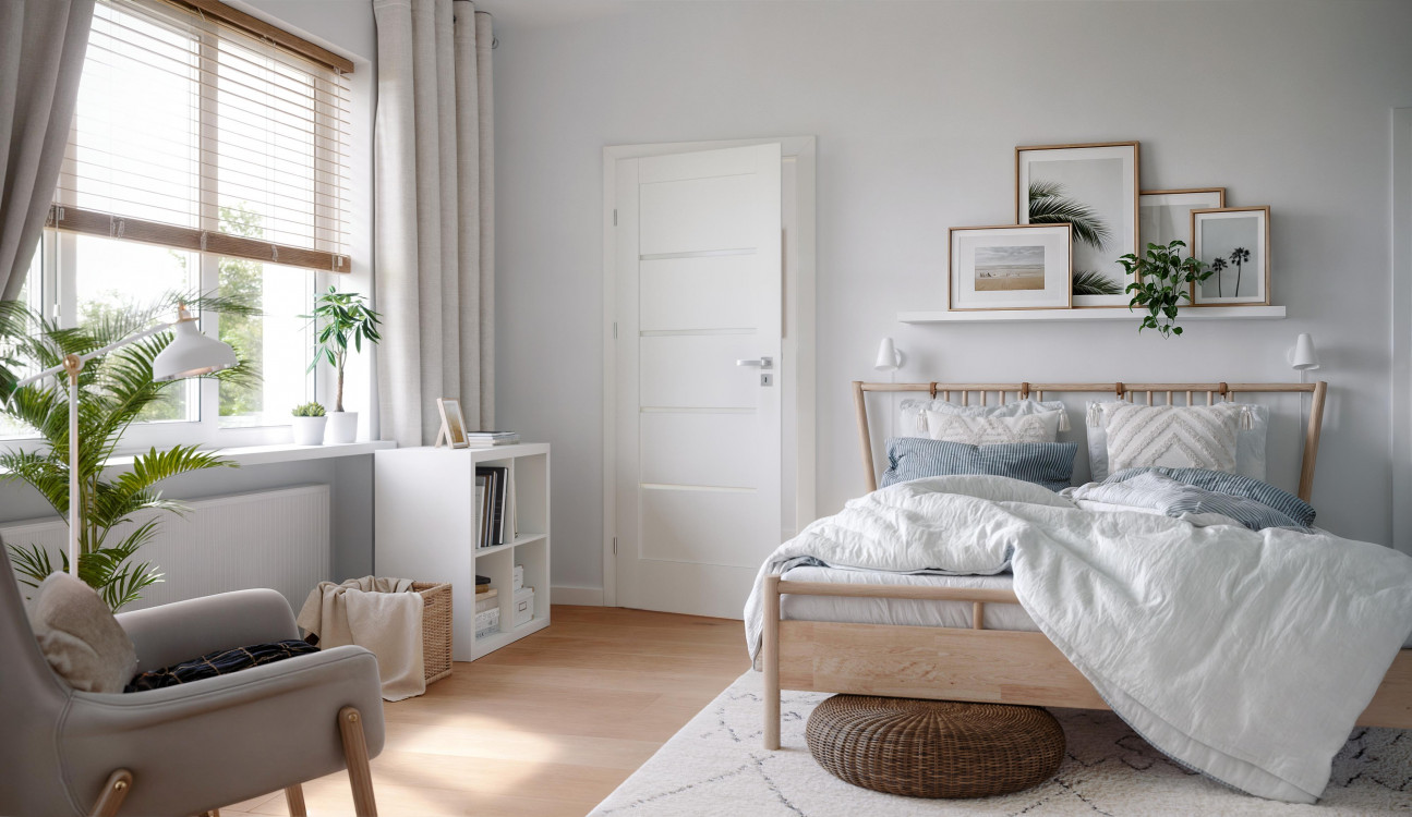 PORTA VERTE HOME_G4_Okleina Portadecor_Biały_Ośc. PS_Klamka Elegant Srebrna_Arn WW_poziom_www