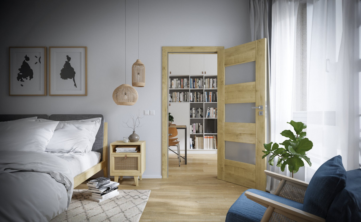 PORTA KONCEPT_K3_Okleina Portalamino_Hamilton_Ośc. PS Elegance_Klamka Office Srebny_Arn_Visualcom_RN