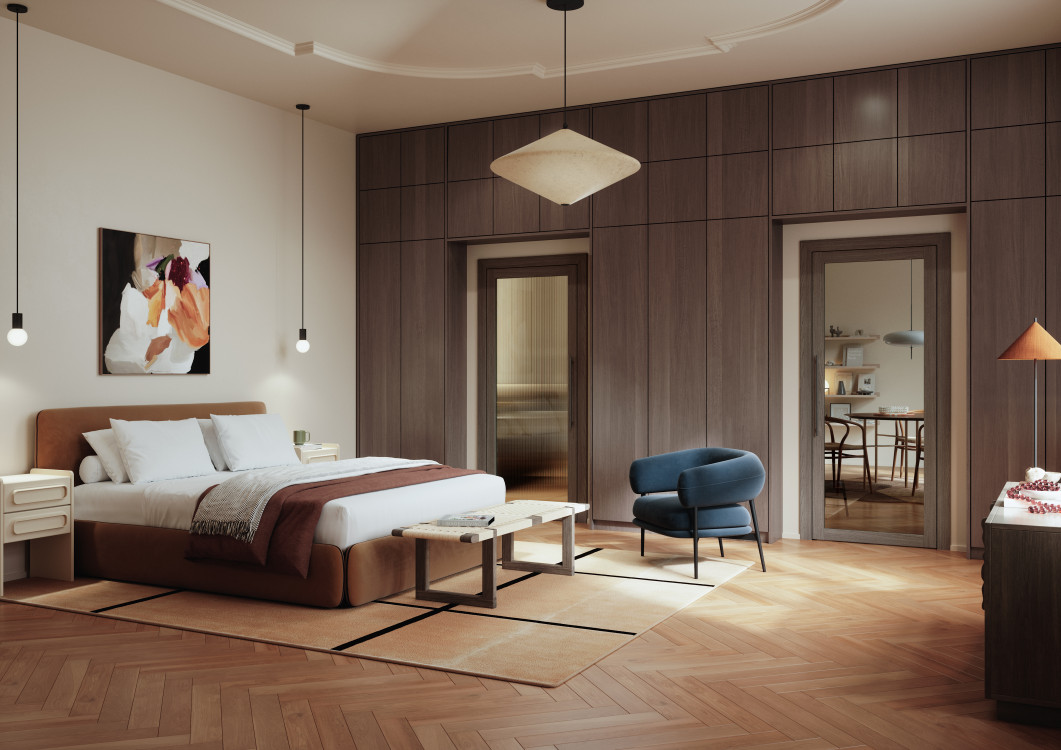 PORTA LUMIA_3_Okleina_GRUPA II_Dąb Arles Ciemny_Ośc. PSE_Pochwyt Czarny_Arn_Porta_Poziom